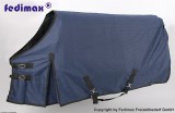 Weidedecke 1600 D Fleece + 200 g >Navy-black<