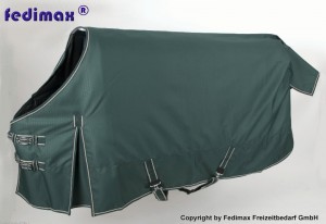 Regendecke �bergangsdecke 1200 D Wetterschutz + 50g gr�n