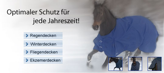 Sch&uuml;tzen Sie Ihr Pferde vor Wind und Wetter und Insekten im Sommer